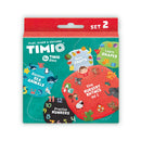 TIMIO Disksæt 2 - 8 sprog - 5 discs (DK/UK)