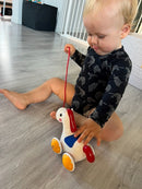 Babylegetøj - Pony Trækdyr i plast fra TOLO - Fra 1 år.