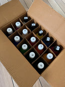 Akrylmaling - 15 stk. Mixed Farver - blank 500ml