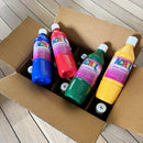 Akrylmaling - 15 stk. Mixed Farver - blank 500ml