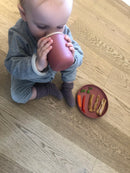 Dantoy tiny Tudkopper - BIO-plast - Rust Bordeaux/Sand - 4 dele - Fra 0 mdr.