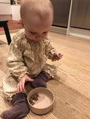 Dantoy tiny skålesæt - BIO-plast - Sand/Grå-Brun - 2 dele - Fra 0 mdr.