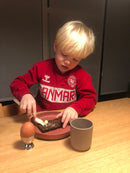 Dantoy tiny bestiksæt - BIO-plast - Grå-Grøn/Grå-Brun - 6 dele - Fra 0 mdr.