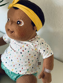 Rubens Baby Dukke, pige - Flo - 45 cm - Fra 0 år.