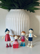 Tender Leaf - Dukkehusfigurer Familie - 4 dele - Fra 3 år