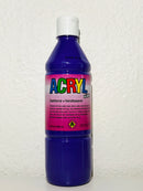 Akrylmaling - blank 500ml - lilla - 1 stk