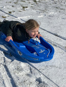 Kælk RollySnow Shark - Blå - L:103 cm - Fra 3 år.