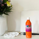Akrylmaling - blank 500ml - orange - 1 stk