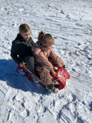 RollySnow Cruiser Kælk i rød farve - L:94 cm - Fra 3 år.