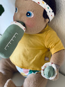 Rubens Baby Tilbehør - Sutteflaske & Sut til rolleleg - Fra 0 år.