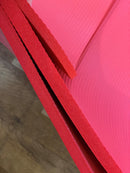 Gymnastikmåtte - rød 120x60 cm.