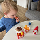 Ecoiffier - Legemad - Fastfood - 9 dele