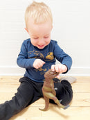 Dyr - T-Rex Dinosaur fra Green Rubber Toys - H:25 cm.