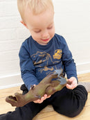 Dyr - T-Rex Dinosaur fra Green Rubber Toys - H:25 cm.