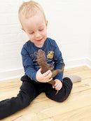 Dyr - T-Rex Dinosaur fra Green Rubber Toys - H:25 cm.