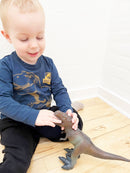 Dyr - Stående T-Rex Dinosaur fra Green Rubber Toys - L:30 cm.
