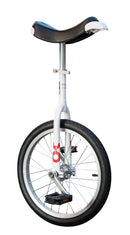 Ethjulet cykel, 18" hjul, hvid fra 6+ år - Billede 1