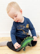 Dyr - Stegosaurus Dinosaur fra Green Rubber Toys - L:29 cm.