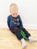 Dyr - Stegosaurus Dinosaur fra Green Rubber Toys - L:29 cm.
