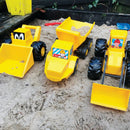 Svanemærket Bulldozer - Gul - Dantoy Entreprenørmaskine - L:30 cm. - Billede 1