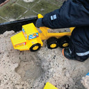 Svanemærket Dumper - Gul - Dantoy Entreprenørmaskine - L:47 cm. - Billede 1