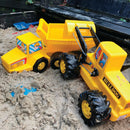 Svanemærket Dumper - Gul - Dantoy Entreprenørmaskine - L:47 cm. - Billede 1