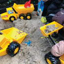 Svanemærket Dumper - Gul - Dantoy Entreprenørmaskine - L:47 cm. - Billede 1