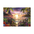 Ravensburger Pappuslespil - Solnedgang i Paradis - 18.000 brikker - Fra 14 år - Billede 1