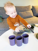 Dantoy GREEN BEAN - Spisesæt af genbrugsplast - Svanemærket - Fra 3 år. - Billede 1