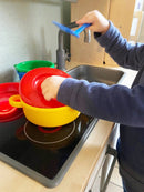 Legeservice - Grydesæt i plast fra Dantoy - 7 dele. - Billede 1