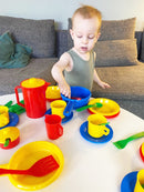 Legeservice - Spisesæt i plast fra Dantoy - 42 dele. - Billede 1