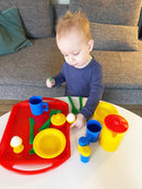 Legeservice - Morgenmad på bakke fra Dantoy - 23 dele. - Billede 1