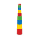 Byggebægere fra dantoy - 9 dele - Fra 12 mdr - Svanemærket - Billede 1