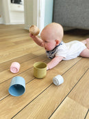 Dantoy tiny® Byggebægere af BIOplast - 7 dele - fra 6 mdr. - Billede 1
