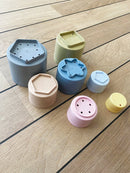Dantoy tiny® Byggebægere af BIOplast - 7 dele - fra 6 mdr. - Billede 1