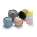 Dantoy tiny® Byggebægere af BIOplast - 7 dele - fra 6 mdr. - Billede 1