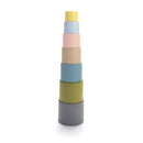 Dantoy tiny® Byggebægere af BIOplast - 7 dele - fra 6 mdr. - Billede 1