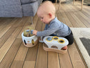 Dantoy tiny® Puttebox af Svanemærket BIOplast - 7 dele - fra 10 mdr. - Billede 1