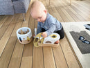 Dantoy tiny® Puttebox af Svanemærket BIOplast - 7 dele - fra 10 mdr. - Billede 1