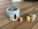 Dantoy tiny® Puttebox af Svanemærket BIOplast - 7 dele - fra 10 mdr. - Billede 1