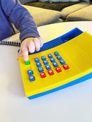 Telefon i plast m. knapper og lyde - Fra 3 år. ASS farver - Billede 1