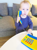 Telefon i plast m. knapper og lyde - Fra 3 år. ASS farver - Billede 1