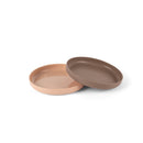 Dantoy tiny tallerkner - BIO-plast - Sand/Grå-Brun - 2 dele - Fra 0 mdr. - Billede 1