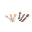 Dantoy tiny bestiksæt - BIO-plast - Sand/Grå-Brun - 6 dele - Fra 0 mdr. - Billede 1