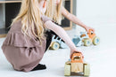 Svanemærket BIOplast Traktorsæt fra Dantoy - 6 stk - Fra 2 år. - Billede 1