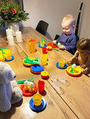 Legeservice - Spisestel i plast fra Dantoy - 78 dele. - Billede 1