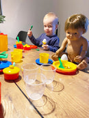 Legeservice - Spisestel i plast fra Dantoy - 78 dele. - Billede 1