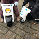 Politi Scooter / Skubber med Gummihjul fra Dantoy - fra 2 år. - Billede 1