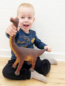 Dyr - Brachiosaurus Dinosaur fra Green Rubber Toys - H:29 cm.
