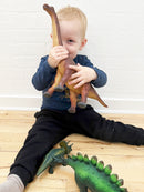 Dyr - Brachiosaurus Dinosaur fra Green Rubber Toys - H:29 cm.